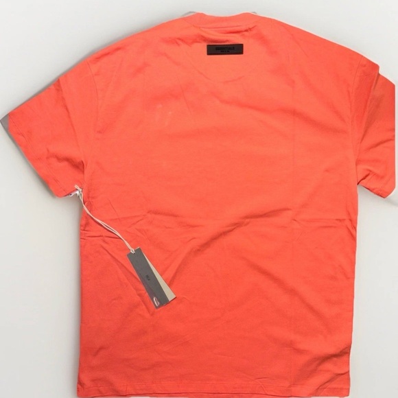 Essentials Vibrant Coral Short Sleeve Tee - Picture 2 of 10